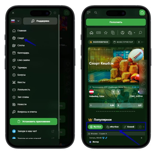 Раздел для беттинга